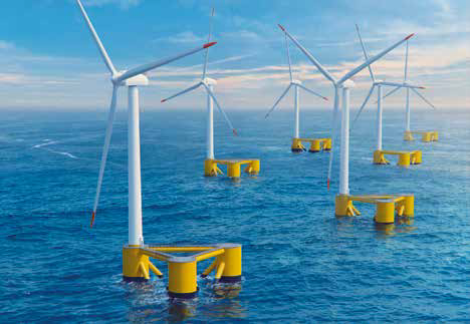 洋上風力発電設備イメージ図